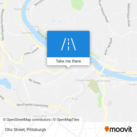 Otis Street map