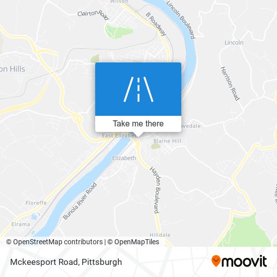 Mapa de Mckeesport Road