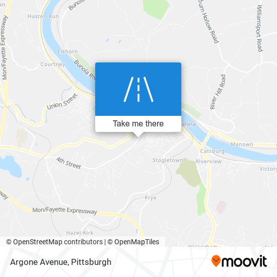Mapa de Argone Avenue