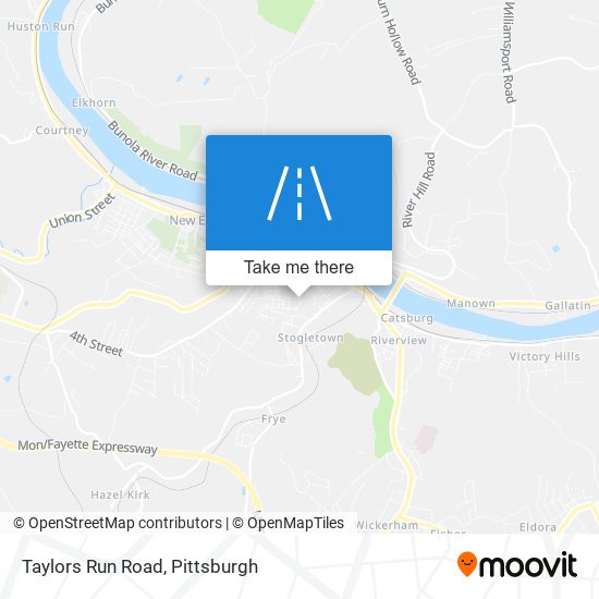 Mapa de Taylors Run Road