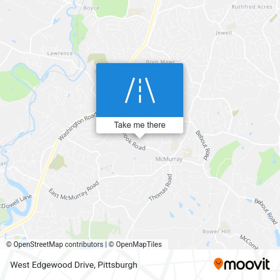 Mapa de West Edgewood Drive