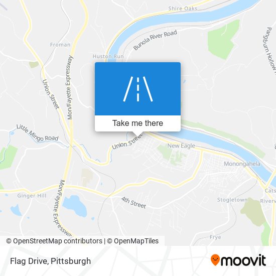 Flag Drive map