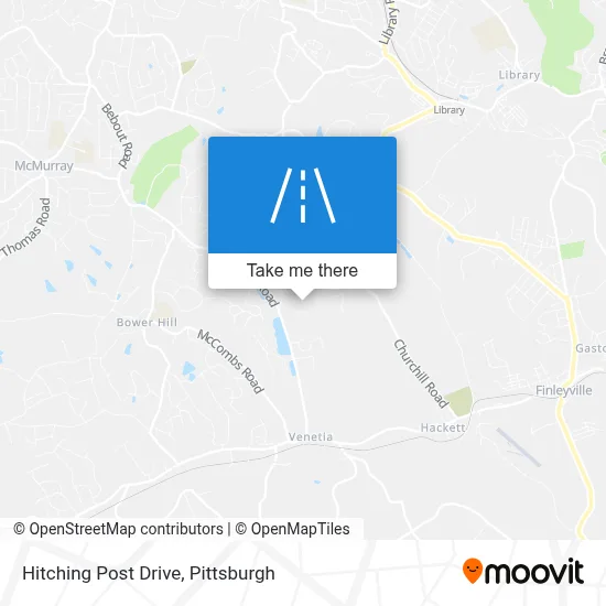 Hitching Post Drive map