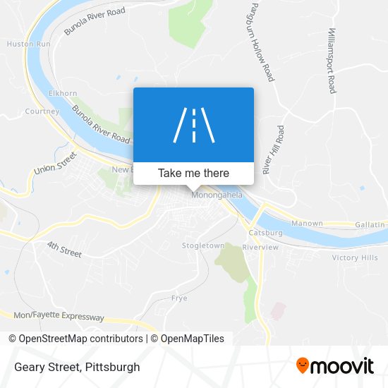 Mapa de Geary Street