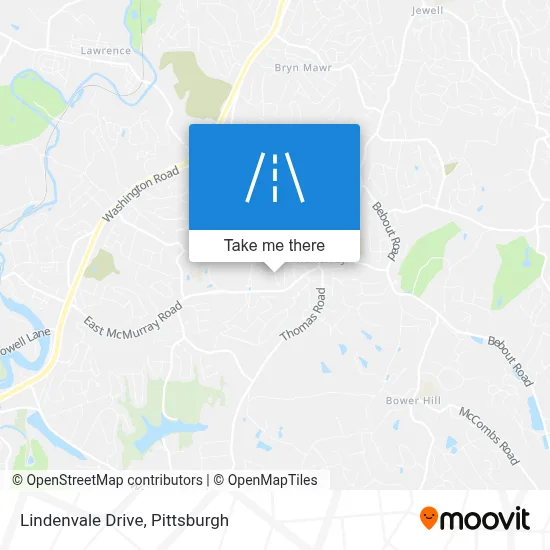 Lindenvale Drive map