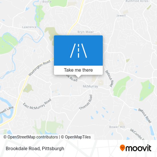 Mapa de Brookdale Road