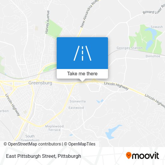 East Pittsburgh Street map