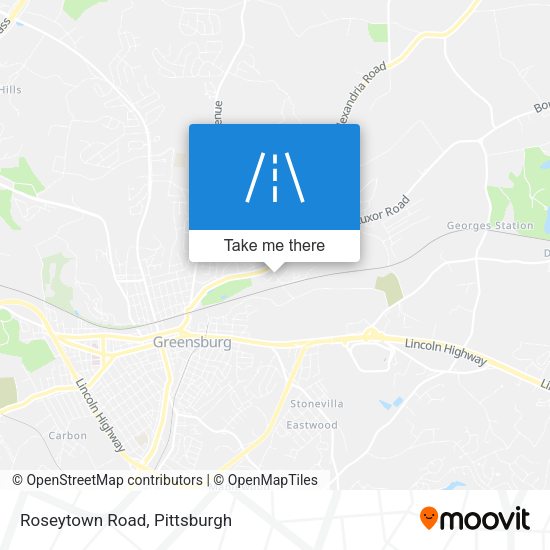 Mapa de Roseytown Road