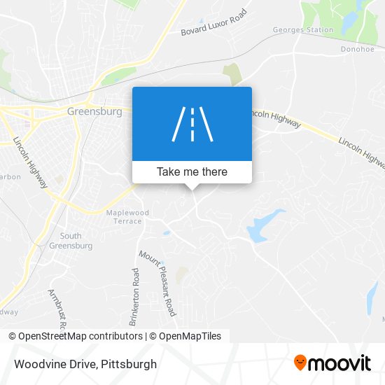Woodvine Drive map