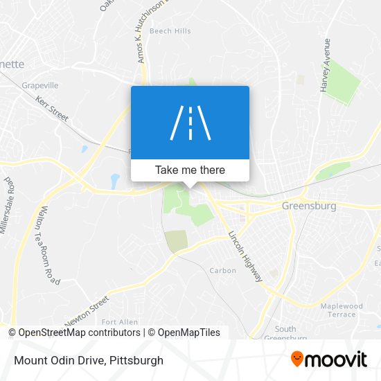 Mapa de Mount Odin Drive