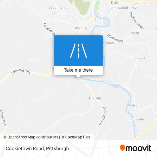 Mapa de Cookietown Road