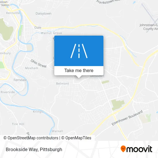 Brookside Way map