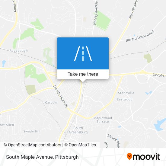 Mapa de South Maple Avenue