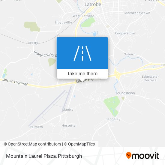 Mapa de Mountain Laurel Plaza