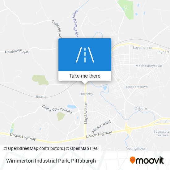 Mapa de Wimmerton Industrial Park