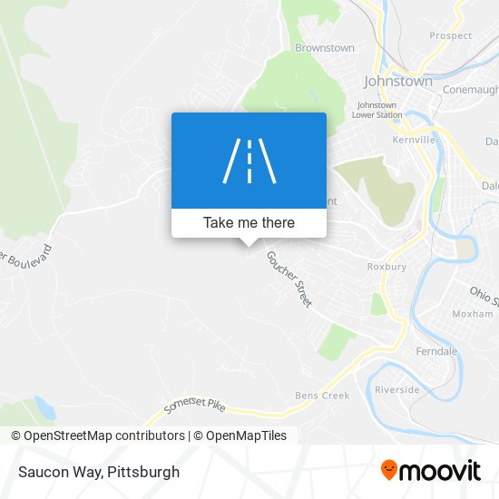 Saucon Way map