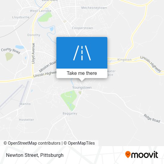 Mapa de Newton Street