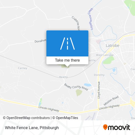 Mapa de White Fence Lane