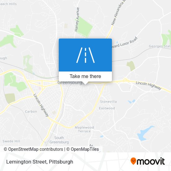 Lemington Street map