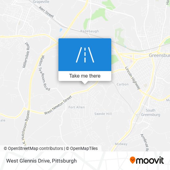 Mapa de West Glennis Drive