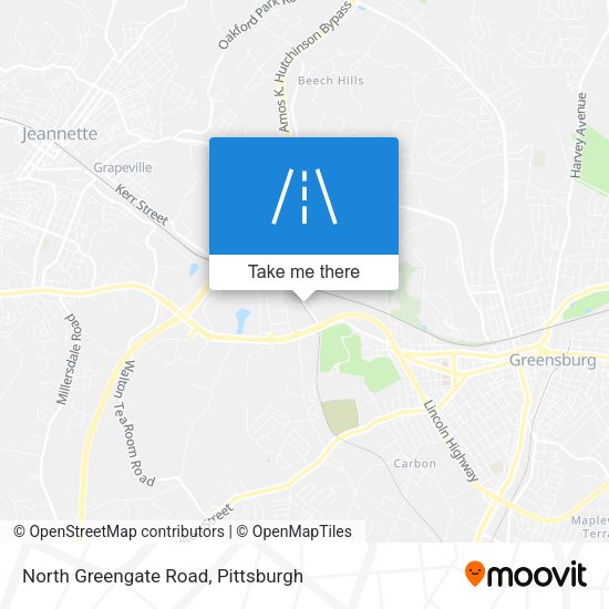 North Greengate Road map