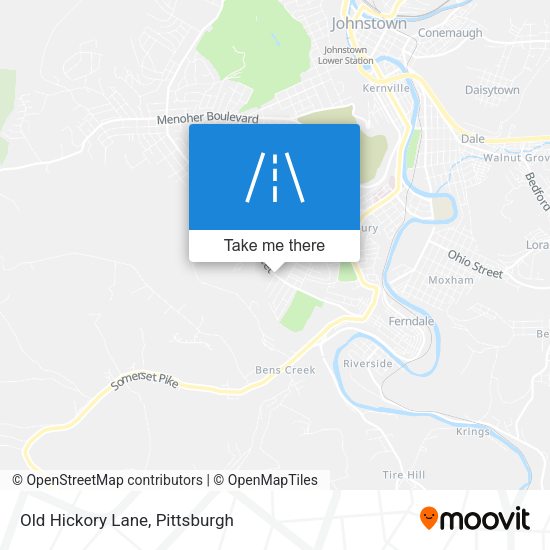 Old Hickory Lane map