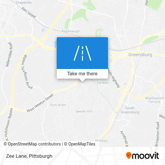 Zee Lane map