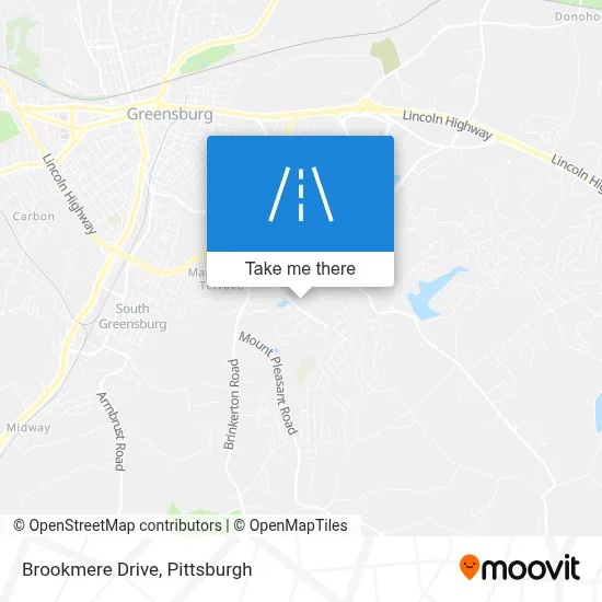 Brookmere Drive map