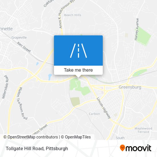 Mapa de Tollgate Hill Road