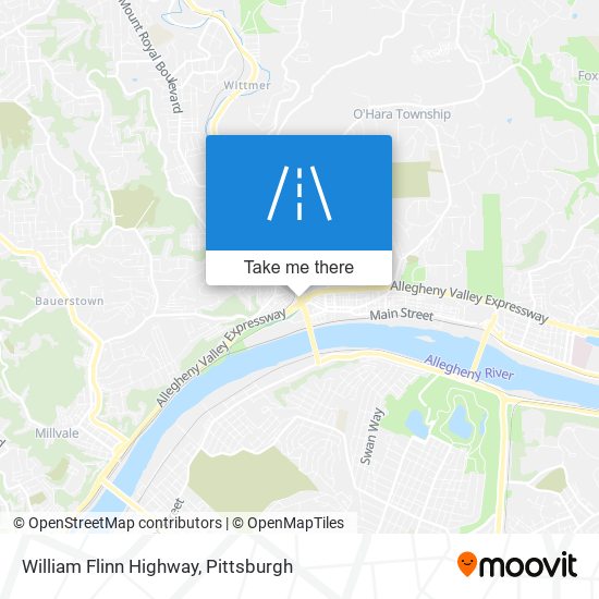 Mapa de William Flinn Highway