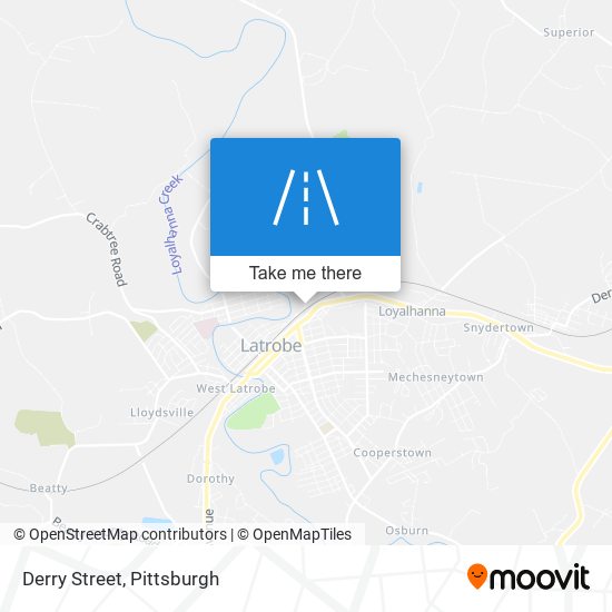 Derry Street map