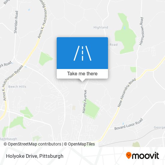 Mapa de Holyoke Drive