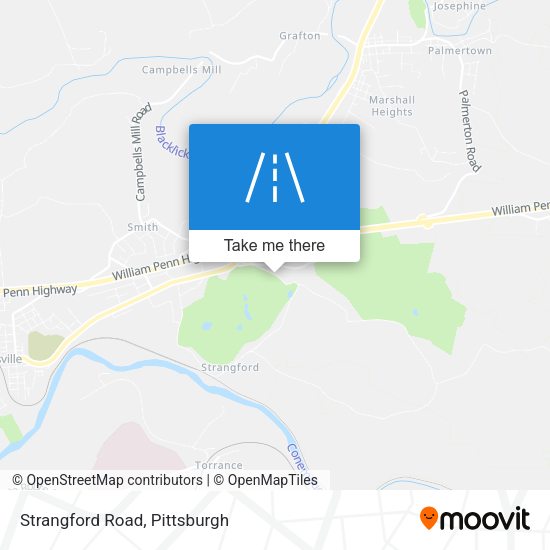 Strangford Road map