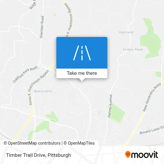 Timber Trail Drive map