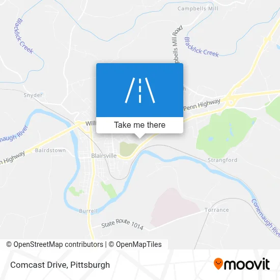 Comcast Drive map