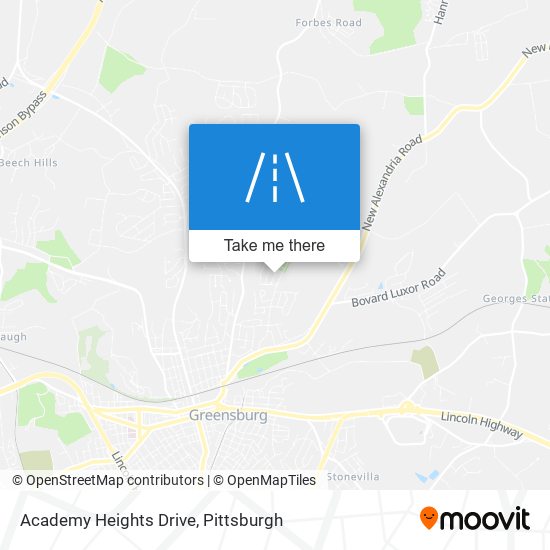Academy Heights Drive map