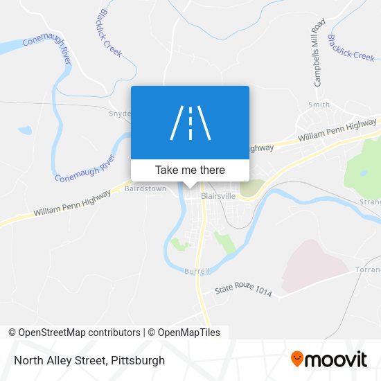 Mapa de North Alley Street