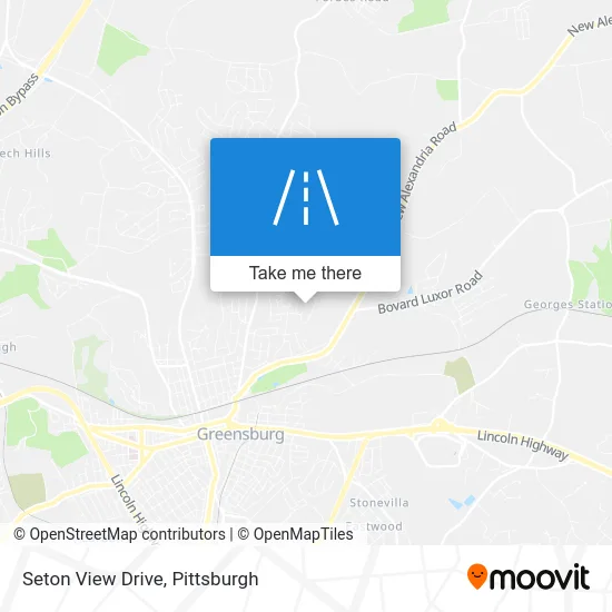 Seton View Drive map