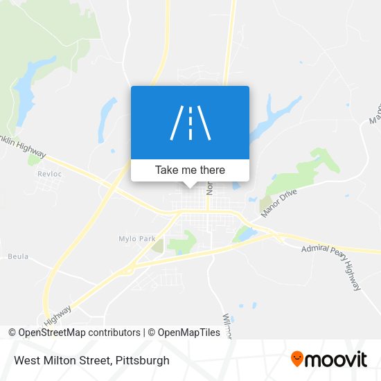 Mapa de West Milton Street