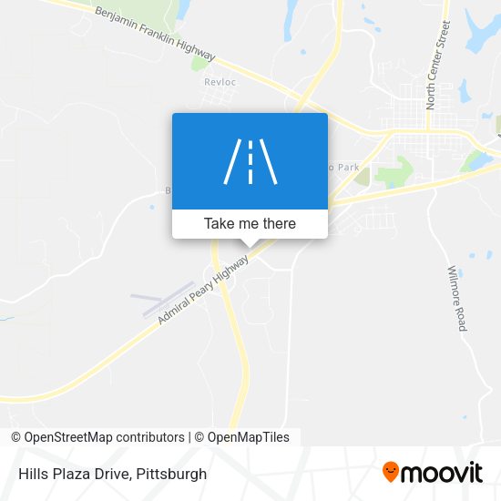 Hills Plaza Drive map