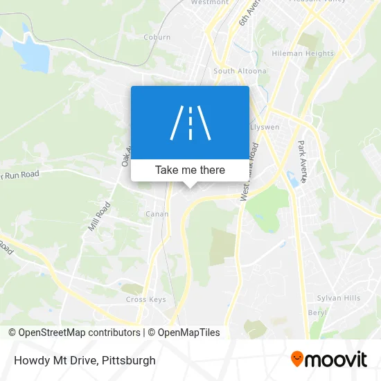 Howdy Mt Drive map