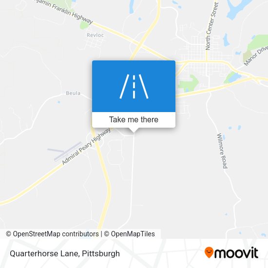 Mapa de Quarterhorse Lane