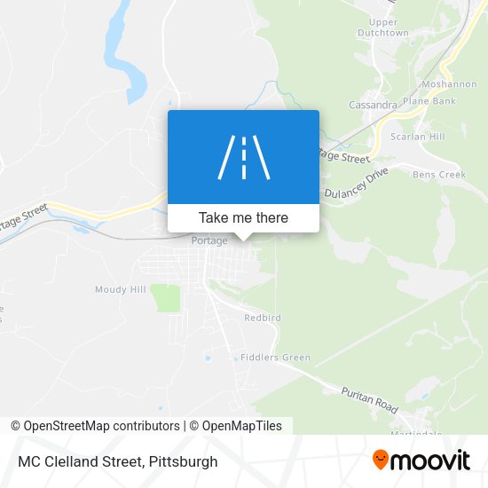 MC Clelland Street map