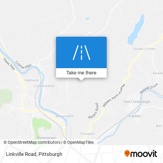 Mapa de Linkville Road