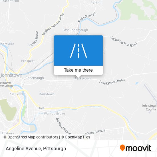 Angeline Avenue map