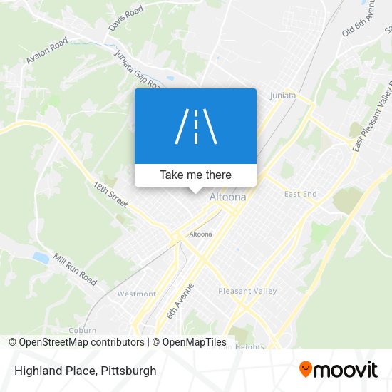Mapa de Highland Place