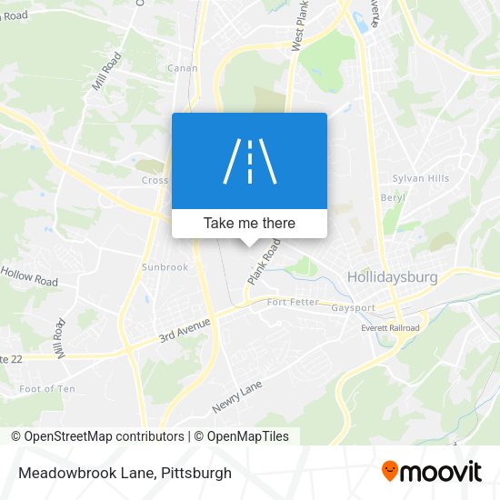 Mapa de Meadowbrook Lane