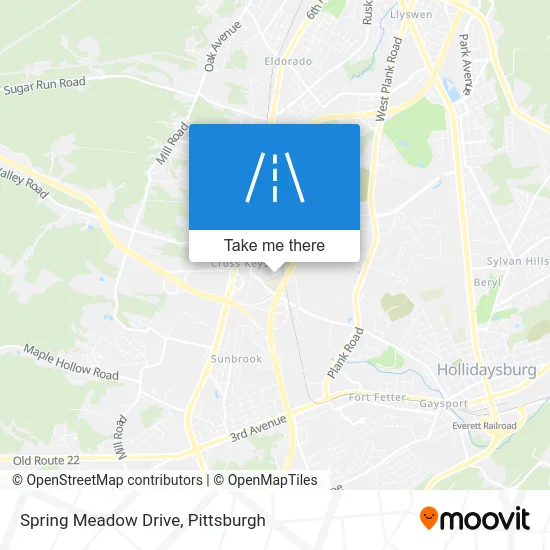 Spring Meadow Drive map
