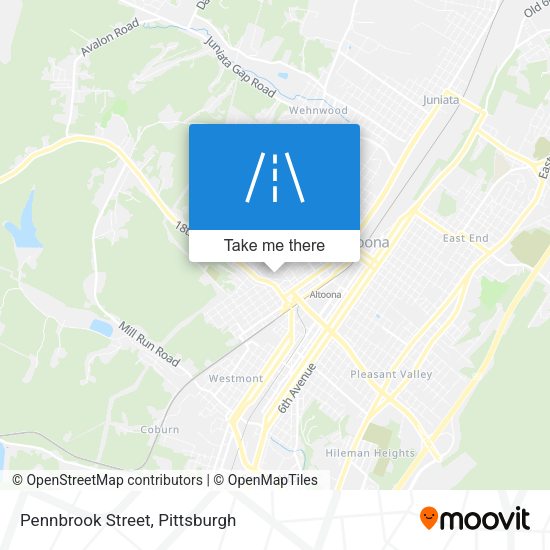 Pennbrook Street map