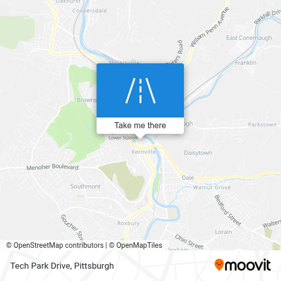 Tech Park Drive map